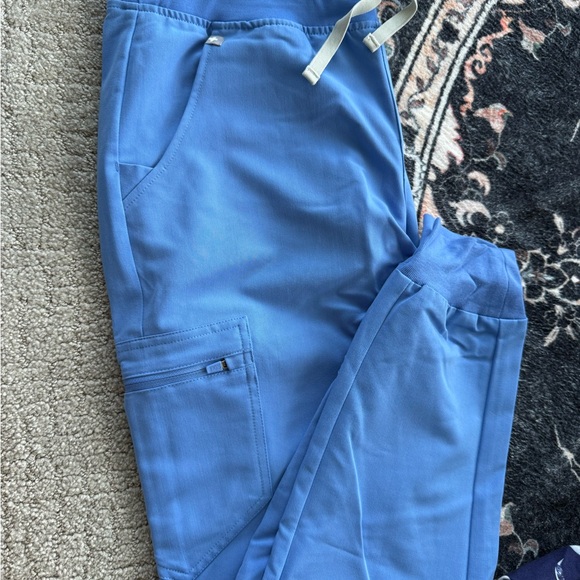 Womens Blue Jogger Pants - Picture 1 of 3